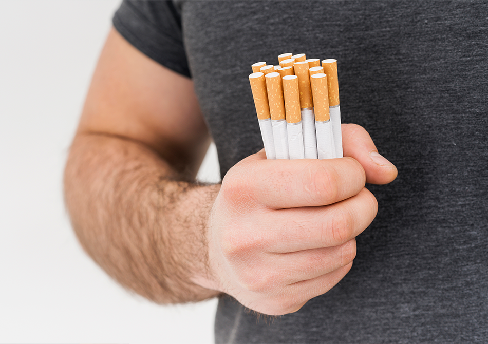 The risks of chronic smoking can be modified