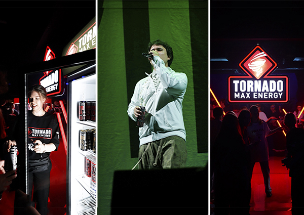 TORNADO MAX ENERGY and its new ambassador, SALUKI